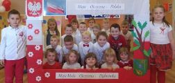 Obchody Narodowego Święta Niepodległości w Przedszkolu Samorządowym pod „ Wesołym Ekoludkiem” w Dręszewie, 